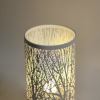 white forest table lamp