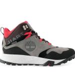 timberland mens garrison trail waterproof mid hiking boots high top dark grey us 8