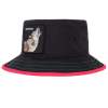 goorin bros costa lobo bucket hat 100% cotton animal series black m goorin bros costa lobo bucket hat 100% cotton animal series black m