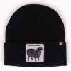 goorin sheep for brains beanie hat warm winter ski animal series black