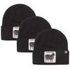 3x goorin sheep for brains beanie hat warm winter ski animal series black