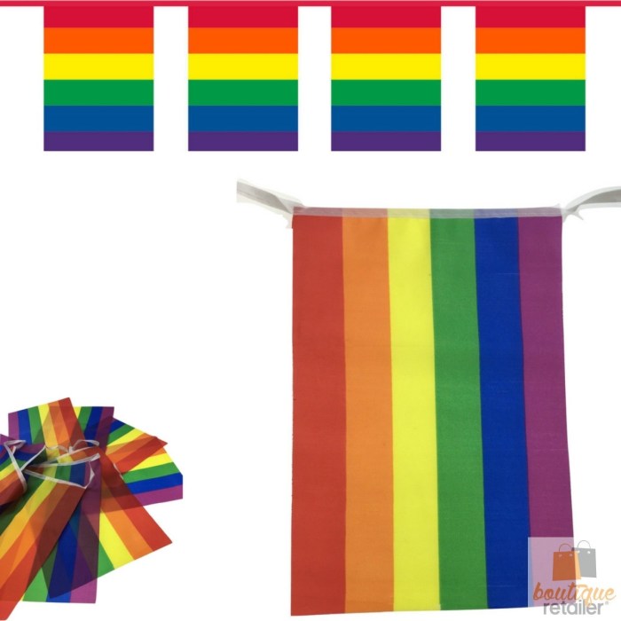 3.6m RAINBOW BUNTING FLAG Party Banner Birthday Market Stall Flags Decor Pride 3.6m RAINBOW BUNTING FLAG Party Banner Birthday Market Stall Flags Decor Pride
