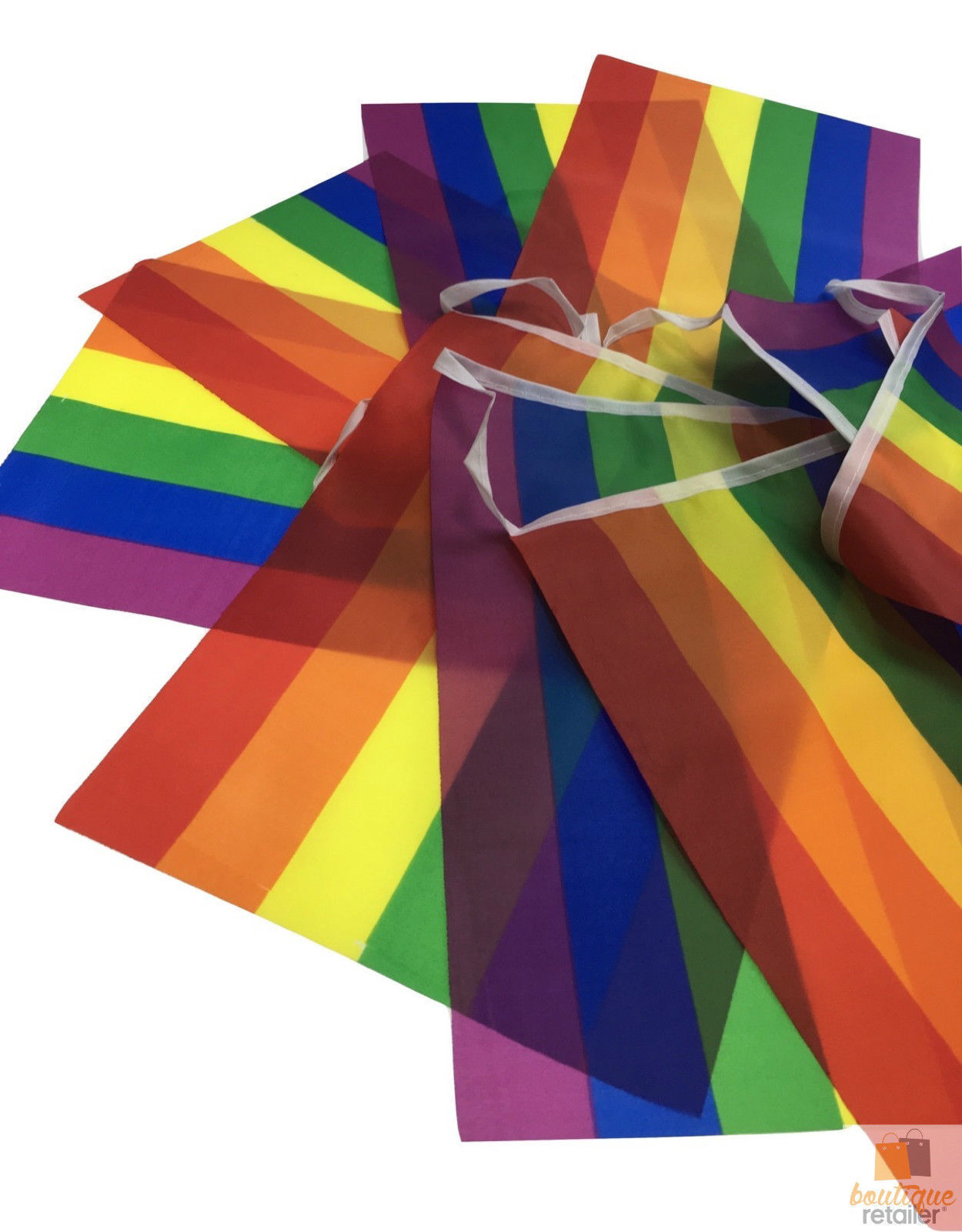 3.6m rainbow bunting flag party banner birthday market stall flags decor pride