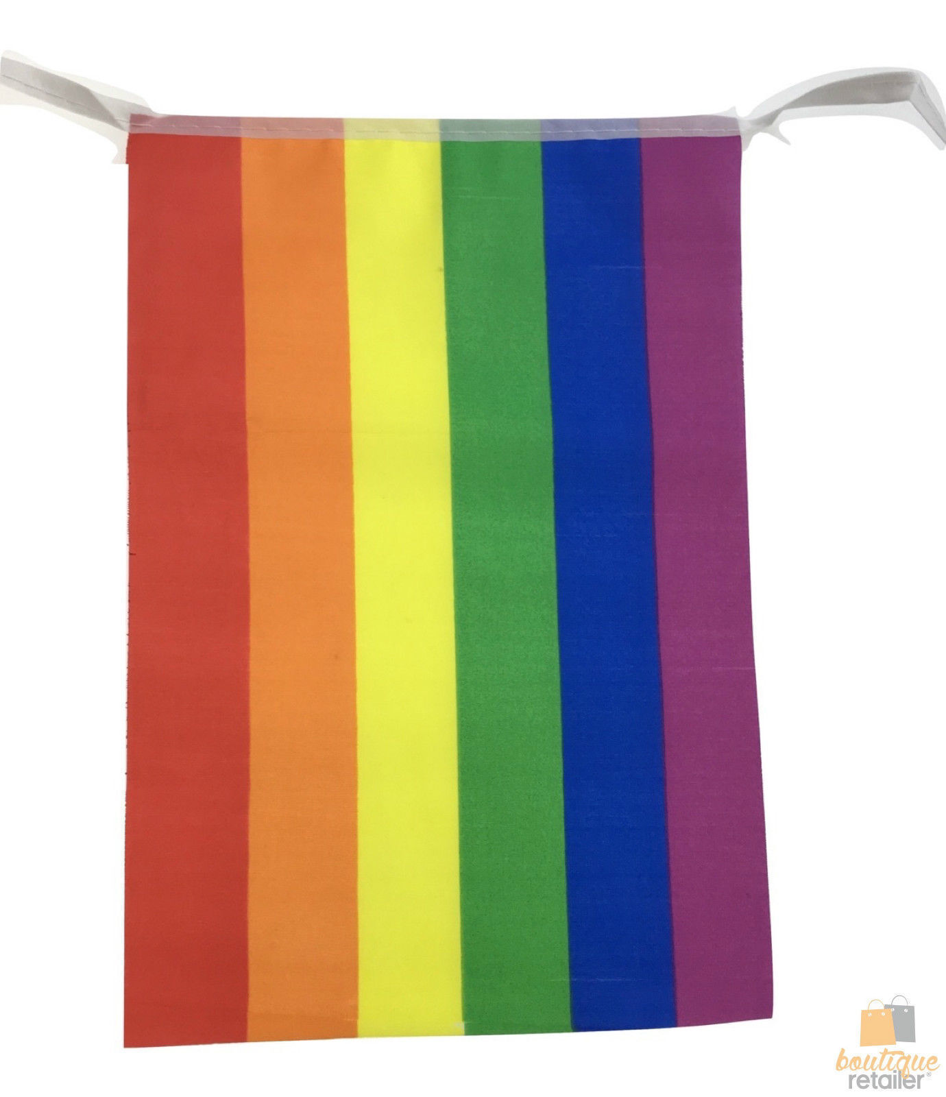 3.6m rainbow bunting flag party banner birthday market stall flags decor pride