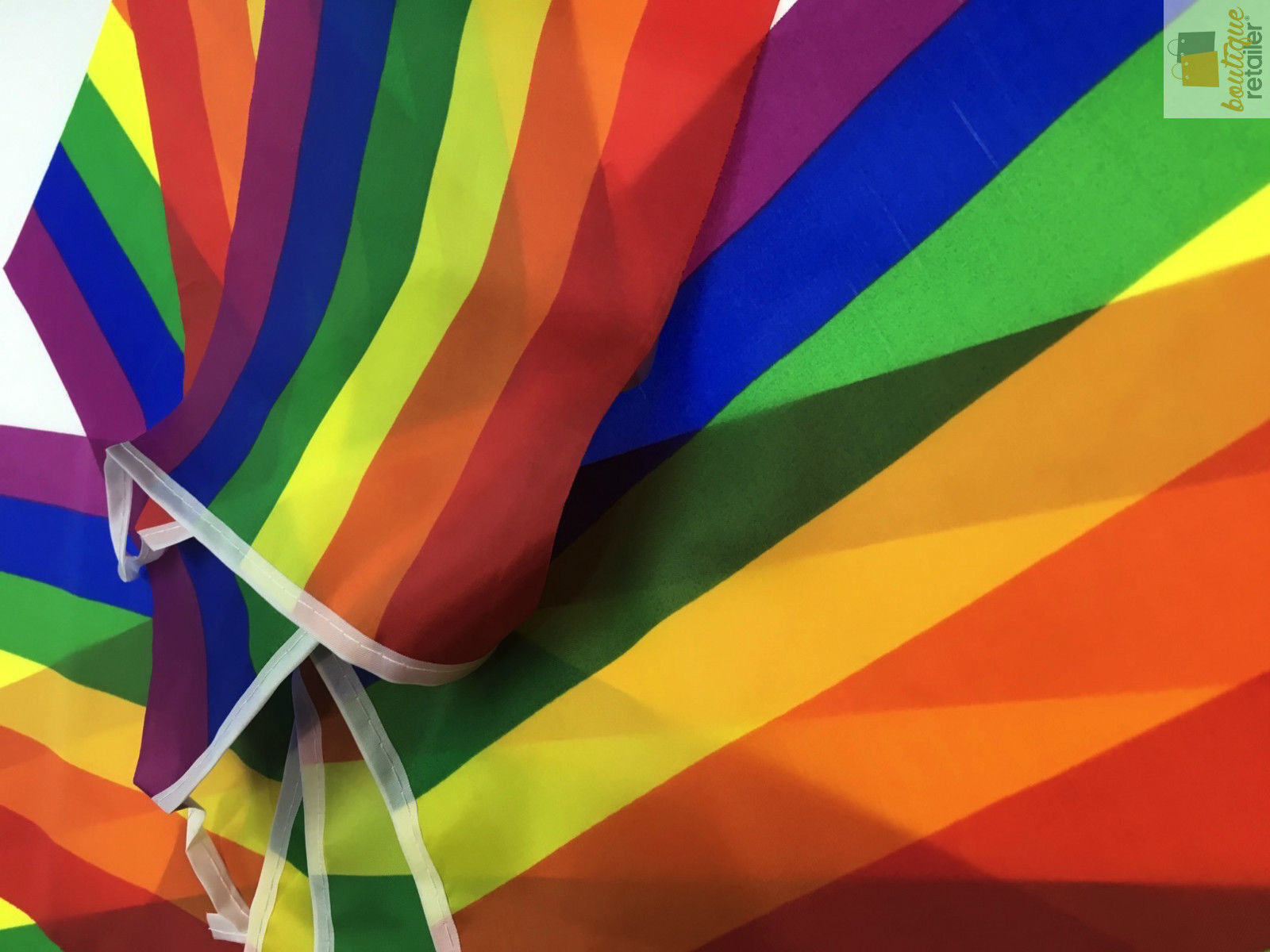 3.6m rainbow bunting flag party banner birthday market stall flags decor pride