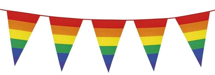 3.6m rainbow bunting flag party banner birthday triangle flags decor pride 3.6m rainbow bunting flag party banner birthday triangle flags decor pride