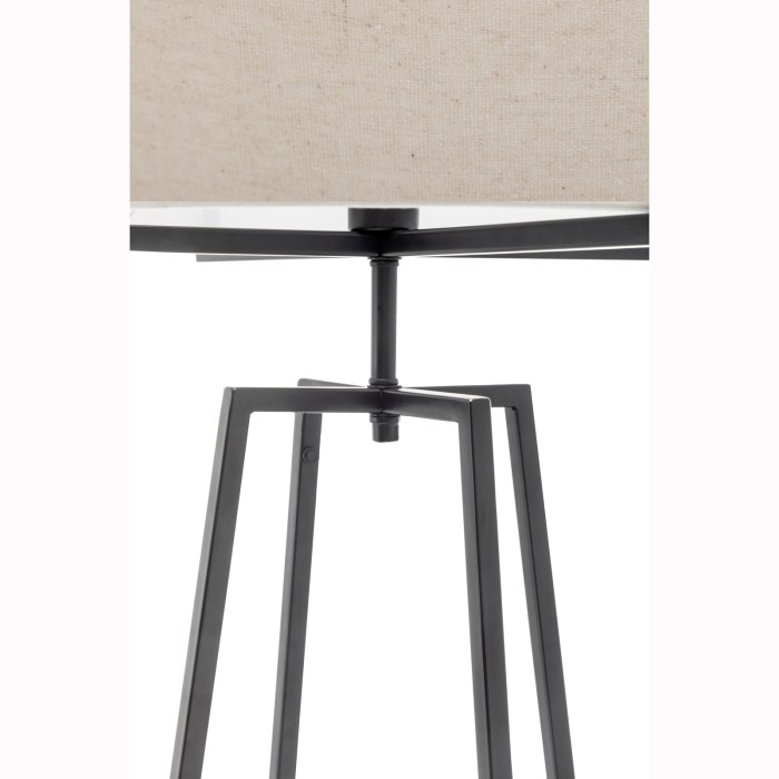 modern dimmable floor lamp + table desk lamp w/ linen shade scandi matte black modern dimmable floor lamp + table desk lamp w/ linen shade scandi matte black