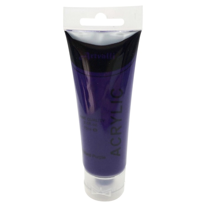 artists acrylic paint craft 75ml tube non toxic paints water based brilliant purple artists acrylic paint craft 75ml tube non toxic paints water based brilliant purple