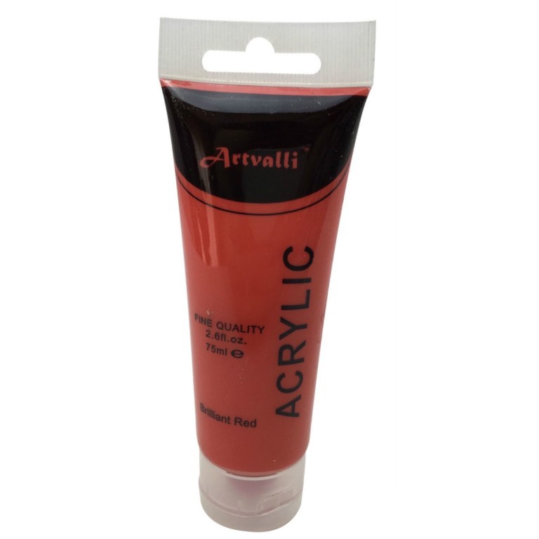 artists acrylic paint craft 75ml tube non toxic paints water based brilliant red artists acrylic paint craft 75ml tube non toxic paints water based brilliant red