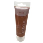 artists acrylic paint craft 75ml tube non toxic paints water based burnt sienna