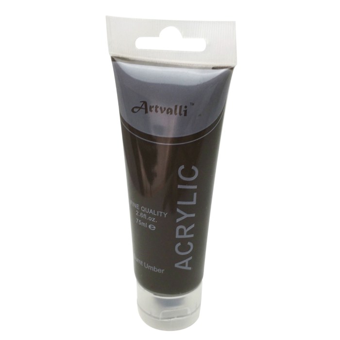 artists acrylic paint craft 75ml tube non toxic paints water based burnt umber artists acrylic paint craft 75ml tube non toxic paints water based burnt umber