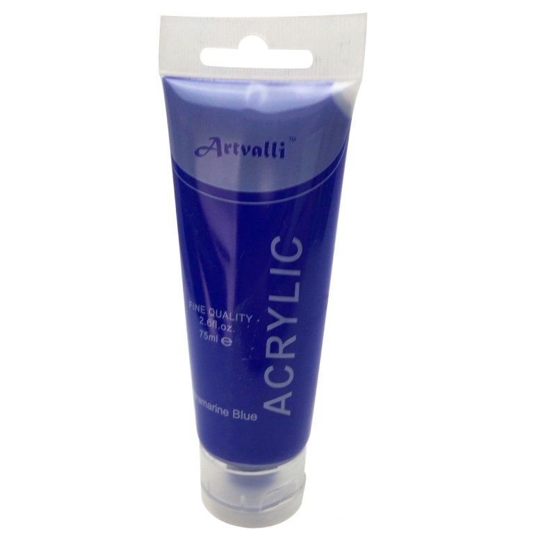 artists acrylic paint craft 75ml tube non toxic paints water based ultramarine blue artists acrylic paint craft 75ml tube non toxic paints water based ultramarine blue