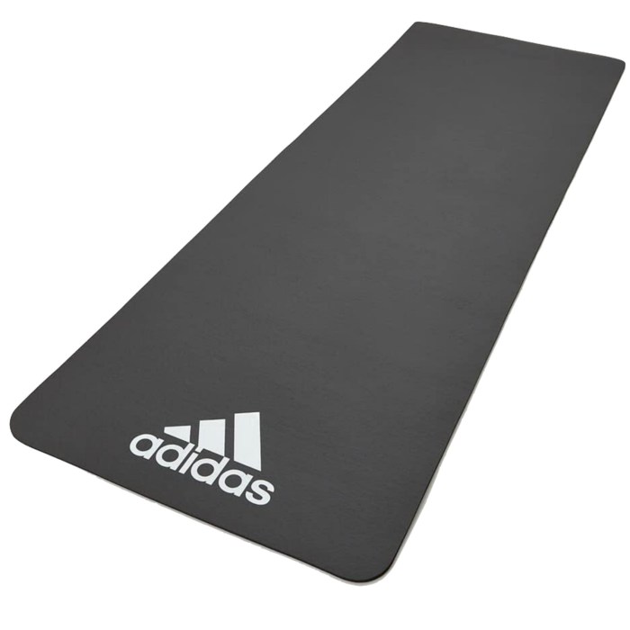 adidas fitness mat 7mm exercise training floor gym yoga judo pilates grey adidas fitness mat 7mm exercise training floor gym yoga judo pilates grey