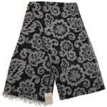 dents large pashmina style scarf w floral design wool blend warm winter black dents large pashmina style scarf w floral design wool blend warm winter black