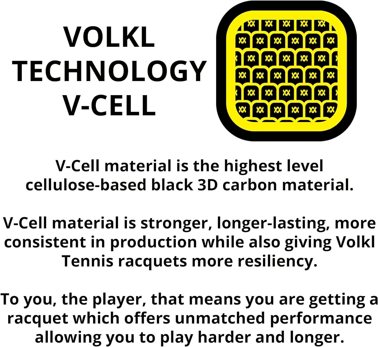 volkl v cell 10 (320g) tennis racquet unstrung 4 1/2