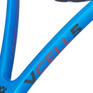 volkl v cell 5 tennis racquet fully strung & free dampener 4 3/8