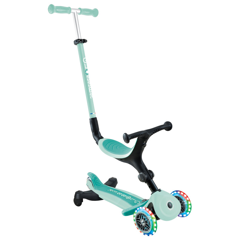 Globber Go Up Active Lights 360 - Mint/Dark Mint Globber Go Up Active Lights 360 - Mint/Dark Mint