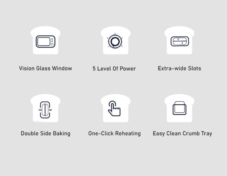 bear double slots bread toaster with glass window dsl c02x1 bear double slots bread toaster with glass window dsl c02x1