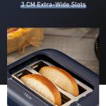 bear double slots bread toaster with glass window dsl c02x1 bear double slots bread toaster with glass window dsl c02x1