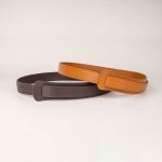 peroz ida women's brown leather knot belt
