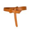 peroz ida women's tan leather knot belt peroz ida women's tan leather knot belt