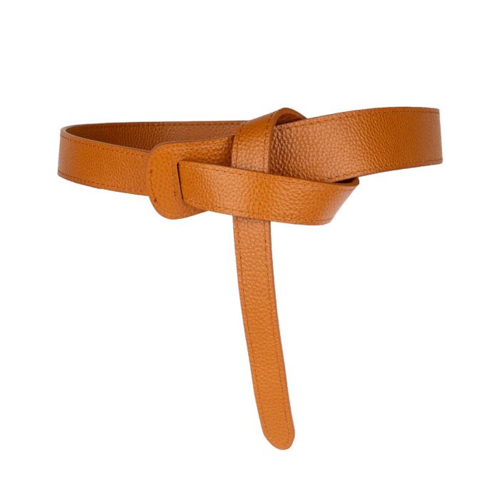 peroz ida women's tan leather knot belt peroz ida women's tan leather knot belt