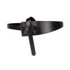 peroz ivy women's black leather knot belt peroz ivy women's black leather knot belt