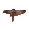 peroz ivy women's brown leather knot belt peroz ivy women's brown leather knot belt