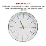 modern wall clock silent non ticking quartz battery operated gold modern wall clock silent non ticking quartz battery operated gold