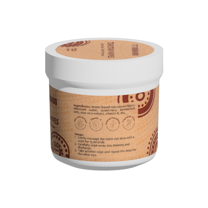 goomaroo tear stain wipes 120pcs