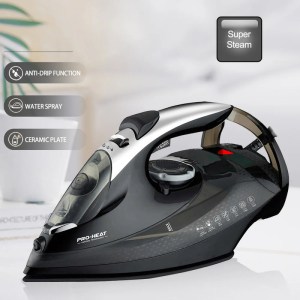 2200w professional steam iron with ceramic soleplate
