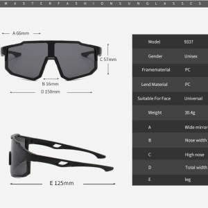 new sports sunglasses men's and women's cycling sunglasses dazzling sunglasses