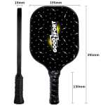 vintage fiberglass pickleball paddle set vibrant design for enhanced gameplay