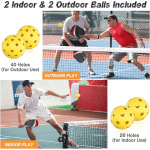 vintage fiberglass pickleball paddle set vibrant design for enhanced gameplay