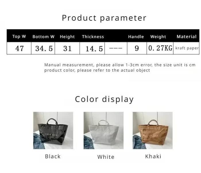 black trendy waterproof tote bag lightweight and durable carryall black trendy waterproof tote bag lightweight and durable carryall