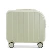 Grain White 18-Inch Lightweight Carry-On Luggage - Waterproof & Anti-Theft Suitcase with Silent Universal Wheels Grain White 18-Inch Lightweight Carry-On Luggage - Waterproof & Anti-Theft Suitcase with Silent Universal Wheels