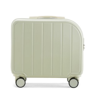 Grain White 18-Inch Lightweight Carry-On Luggage - Waterproof & Anti-Theft Suitcase with Silent Universal Wheels Grain White 18-Inch Lightweight Carry-On Luggage - Waterproof & Anti-Theft Suitcase with Silent Universal Wheels