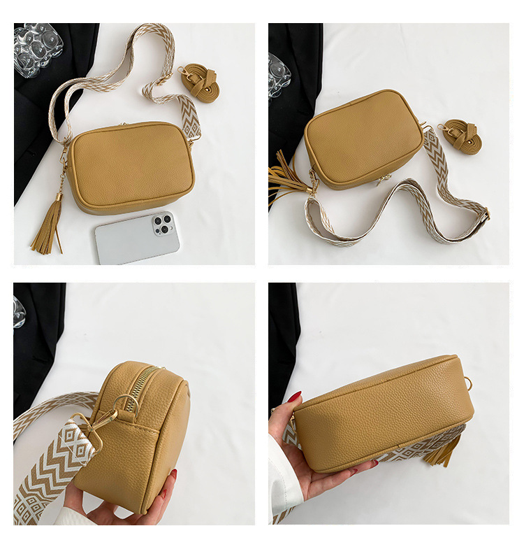 white trendy crossbody shoulder bag with tassel accent compact and stylish white trendy crossbody shoulder bag with tassel accent compact and stylish
