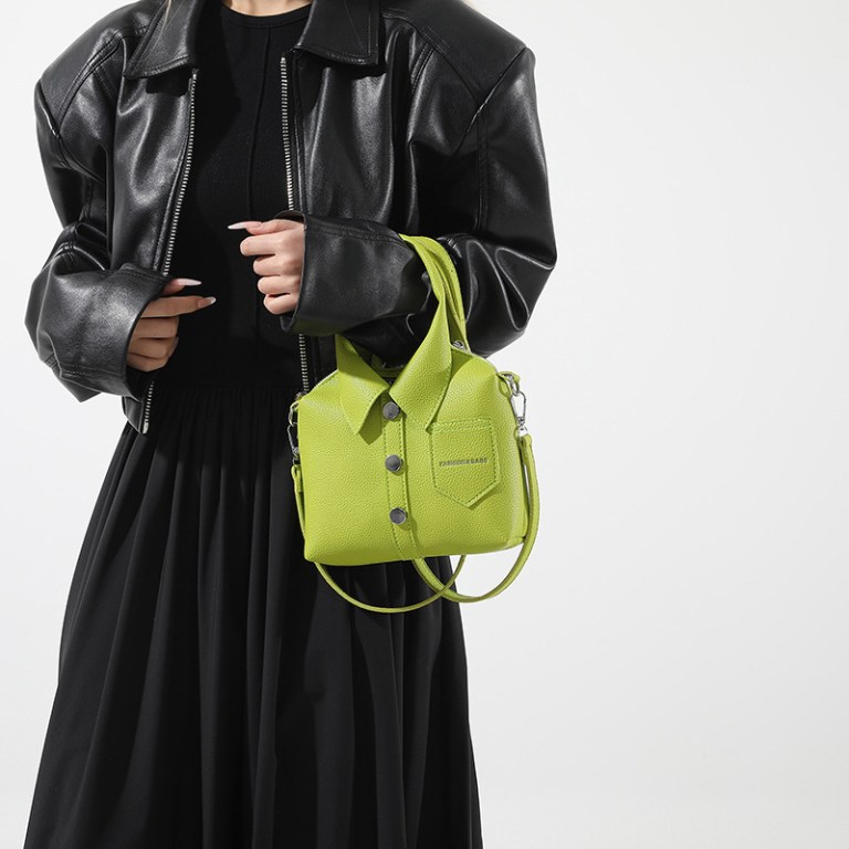 green trendy shirt inspired shoulder bag | stylish handbag with unique design green trendy shirt inspired shoulder bag | stylish handbag with unique design