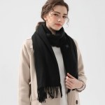 black heated scarf electric warming scarf, winter outdoor essential (without power bank) black heated scarf electric warming scarf, winter outdoor essential (without power bank)