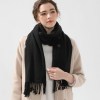 black heated scarf electric warming scarf, winter outdoor essential (without power bank) black heated scarf electric warming scarf, winter outdoor essential (without power bank)