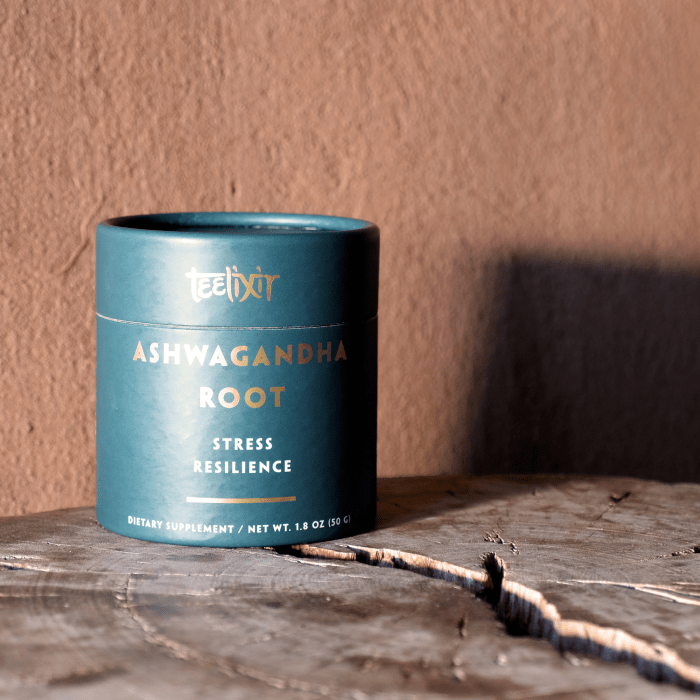 teelixir organic ashwagandha root 250g