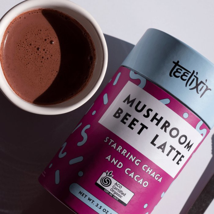 teelixir organic mushroom beet latte 1kg teelixir organic mushroom beet latte 1kg