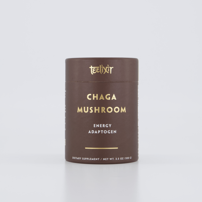 teelixir organic chaga mushroom 250g teelixir organic chaga mushroom 250g