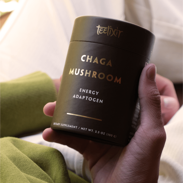teelixir organic chaga mushroom 250g teelixir organic chaga mushroom 250g