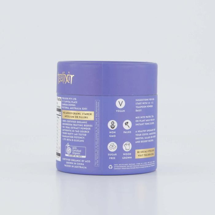 teelixir organic mushroom immunity 500g teelixir organic mushroom immunity 500g