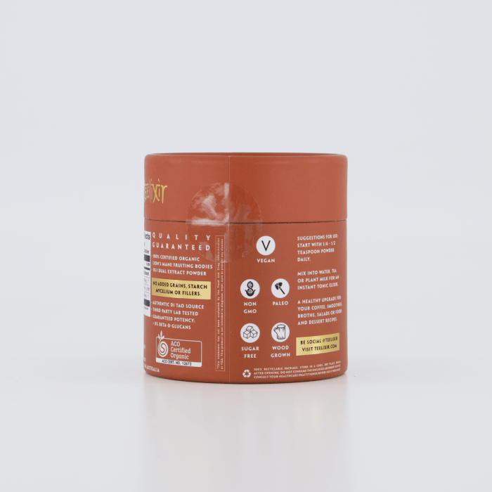 teelixir organic lion's mane mushroom 500g teelixir organic lion's mane mushroom 500g