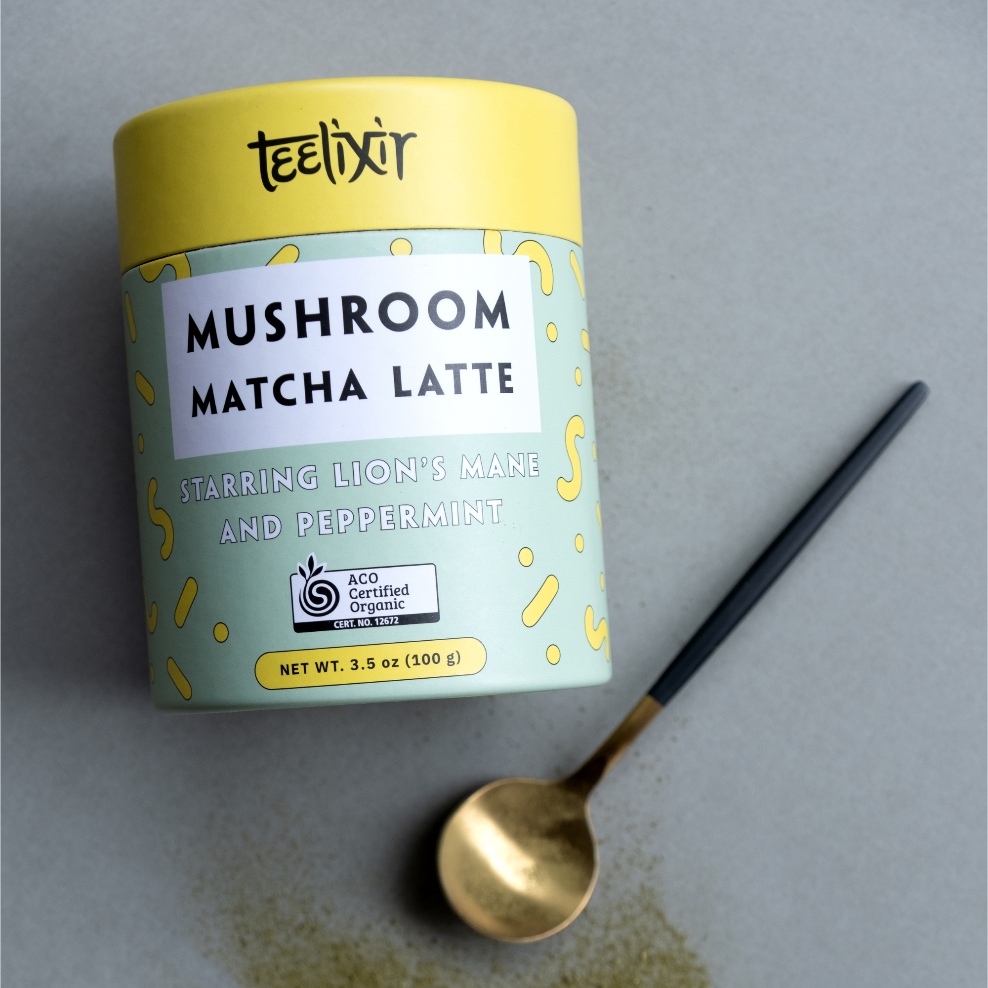 teelixir organic mushroom matcha latte 1kg
