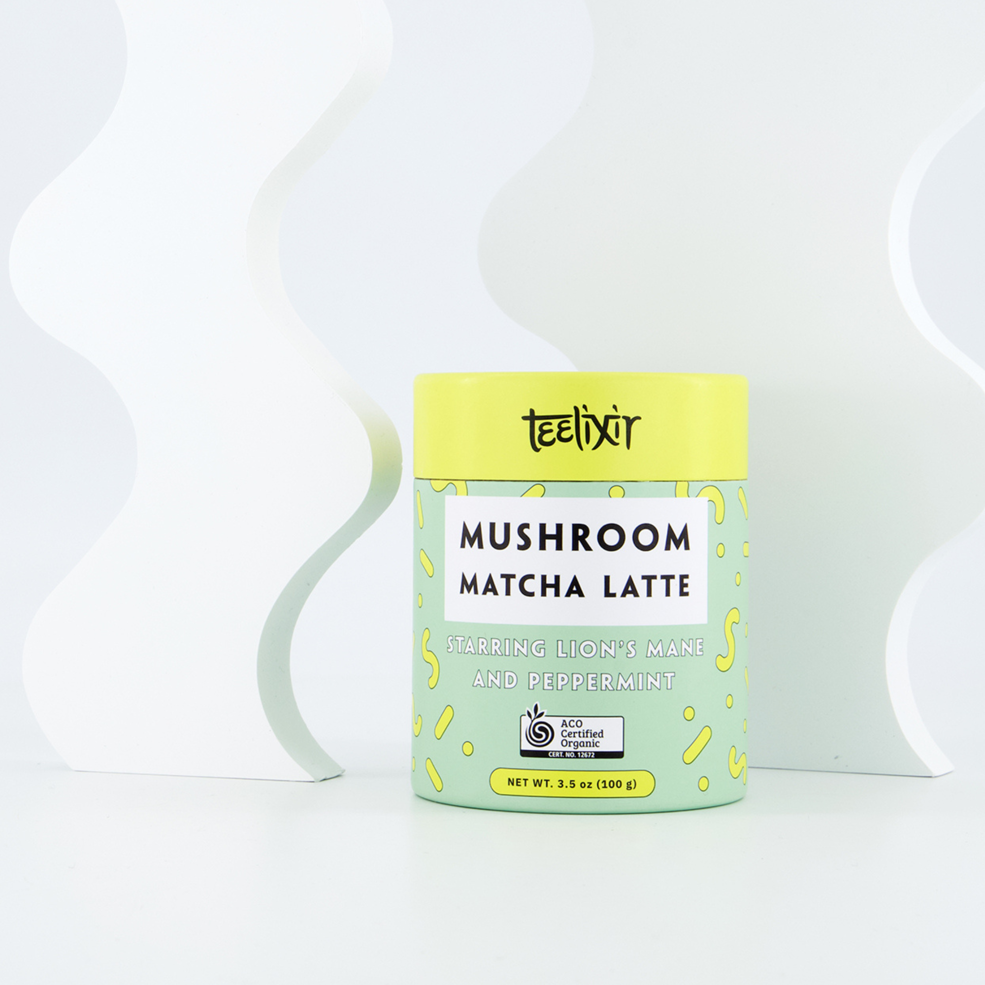 teelixir organic mushroom matcha latte 500g