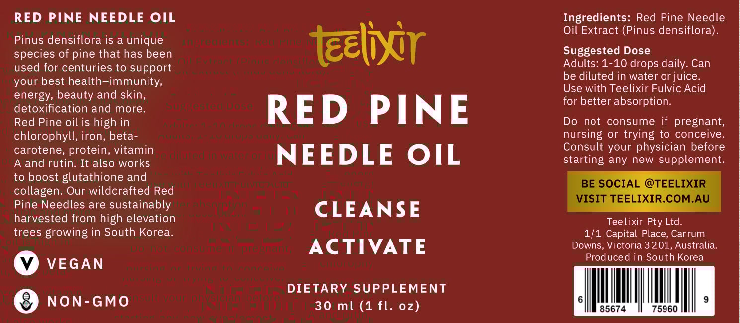 teelixir red pine needle oil (liquid) 30ml
